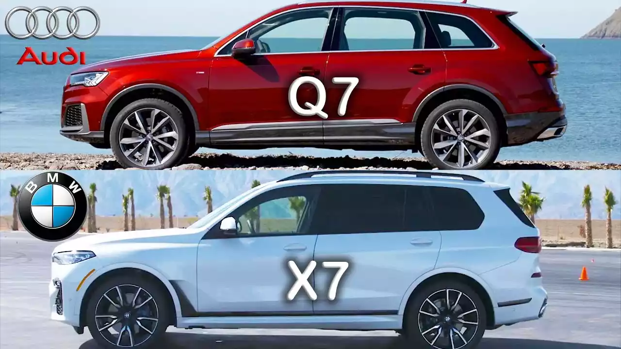 How does the Audi Q7 compare to BMW X7?