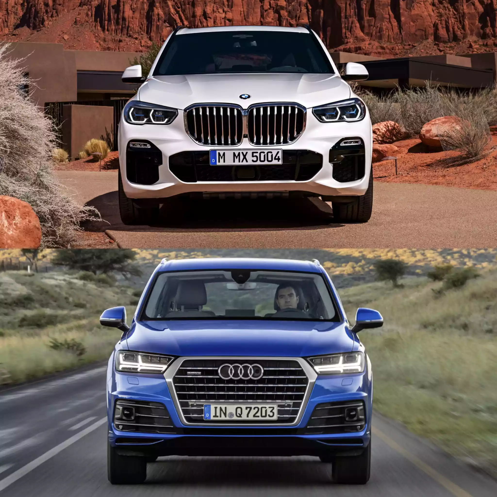 Which BMW is comparable to the Audi Q7?