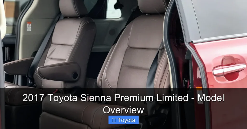 Featured image for 2017 Toyota Sienna Premium Limited - Model Overview