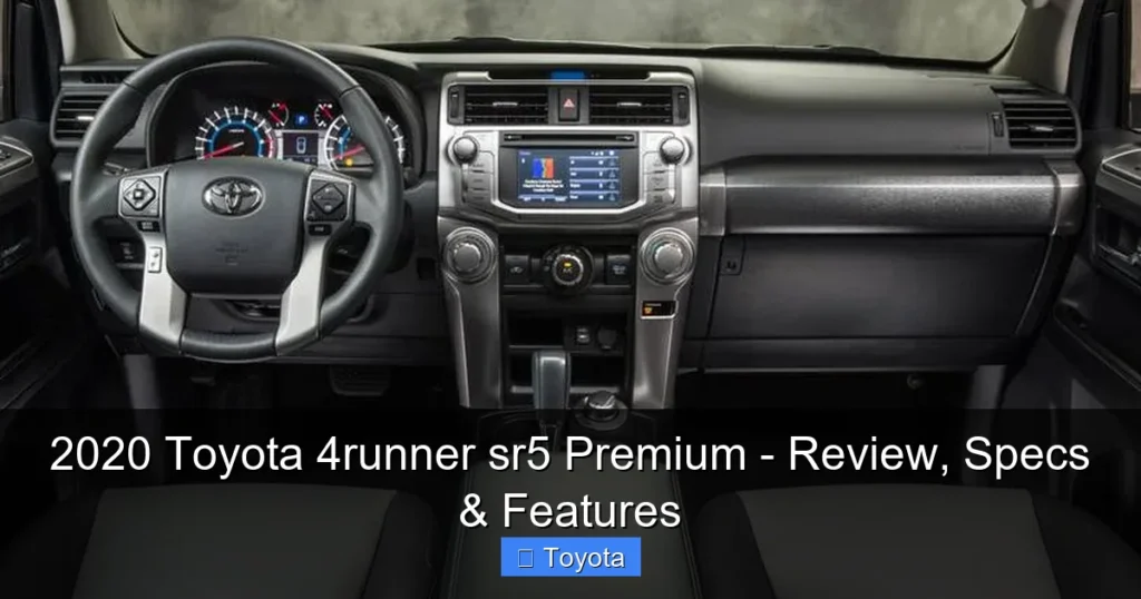 Featured image for 2020 Toyota 4runner sr5 Premium - Review, Specs & Features