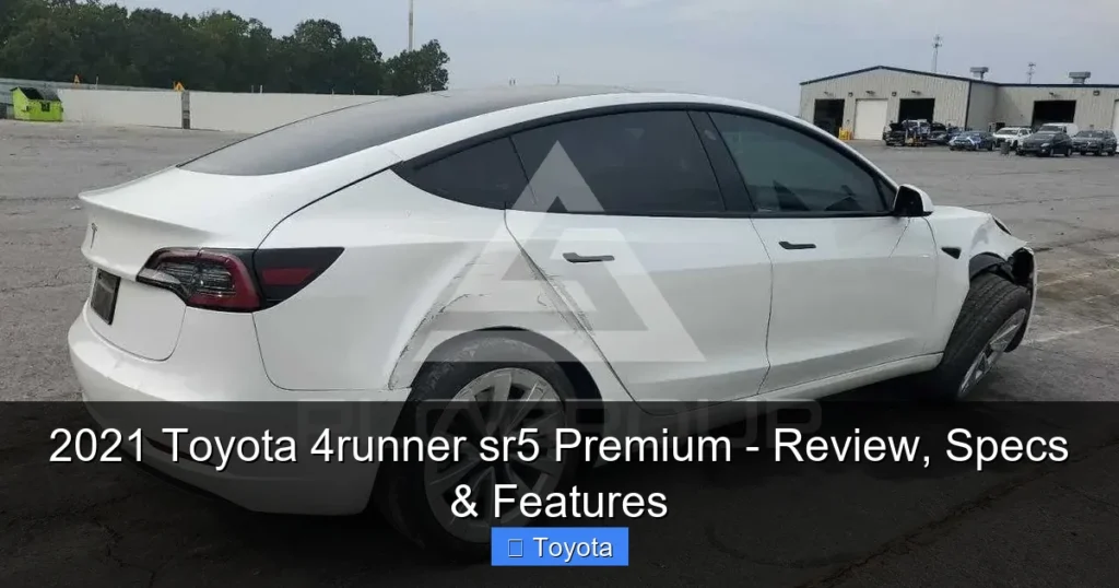 Featured image for 2021 Toyota 4runner sr5 Premium - Review, Specs & Features