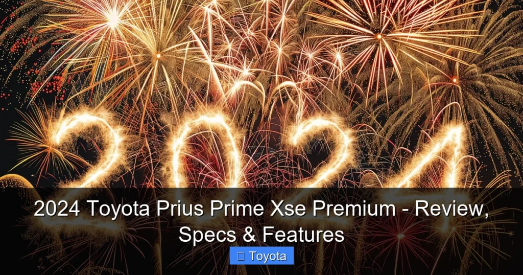 Featured image for 2024 Toyota Prius Prime Xse Premium - Review, Specs & Features