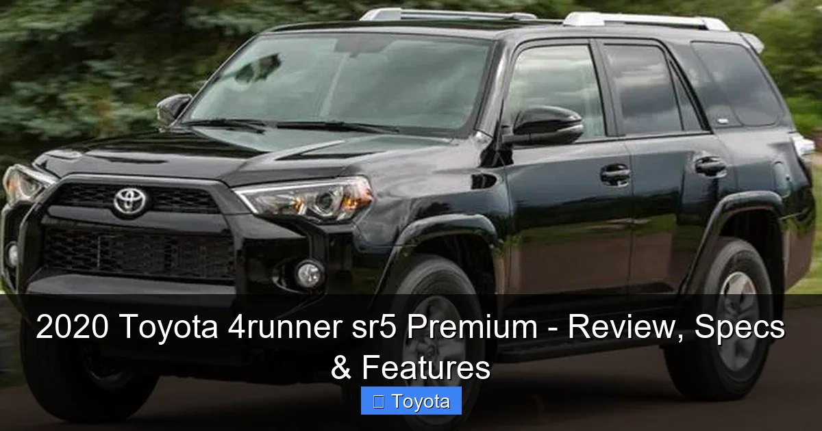 2020 Toyota 4runner sr5 Premium - Review, Specs & Features - content1 visual guide
