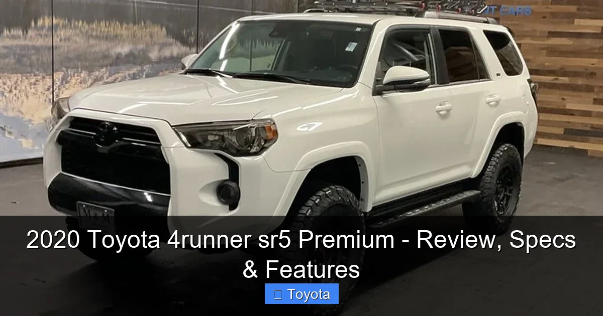 2020 Toyota 4runner sr5 Premium - Review, Specs & Features - content2 visual guide