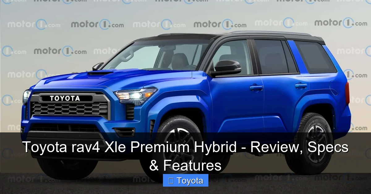 Toyota rav4 Xle Premium Hybrid - Review, Specs & Features - content2 visual guide