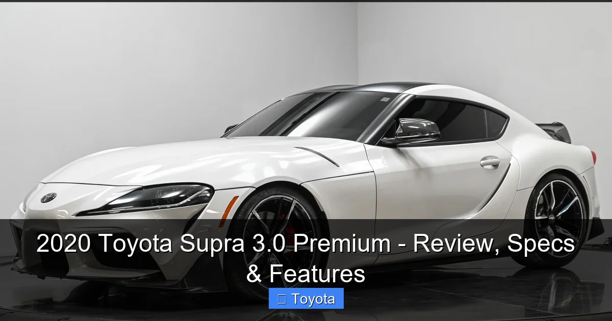 2020 Toyota Supra 3.0 Premium - Review, Specs & Features - content2 visual guide