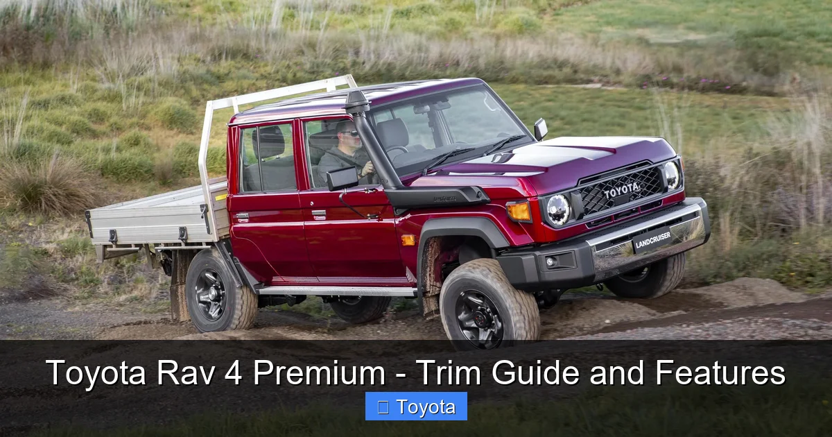 Toyota Rav 4 Premium - Trim Guide and Features - content2 visual guide