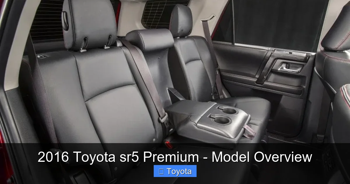 2016 Toyota sr5 Premium - Model Overview - content1 visual guide