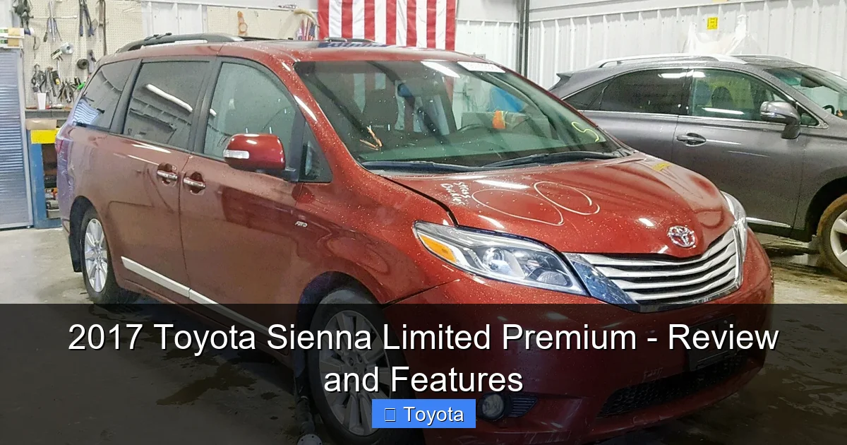 2017 Toyota Sienna Limited Premium - Review and Features - content1 visual guide