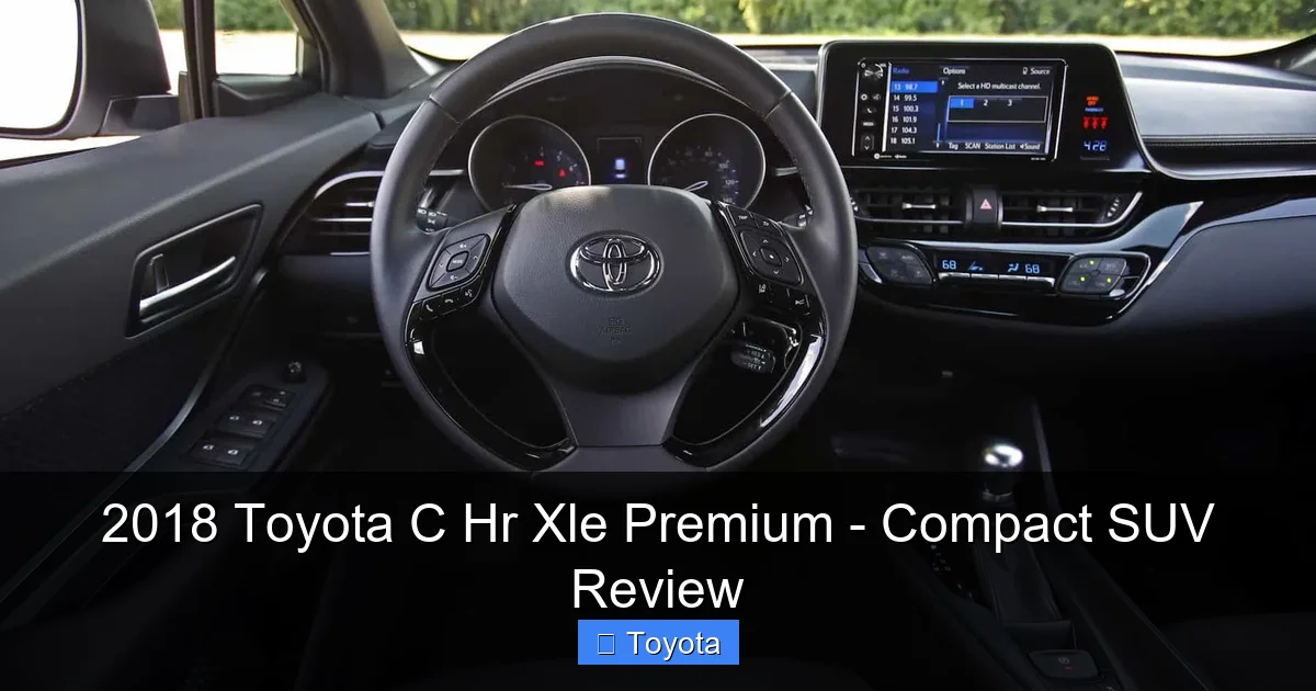 2018 Toyota C Hr Xle Premium - Compact SUV Review - content1 visual guide