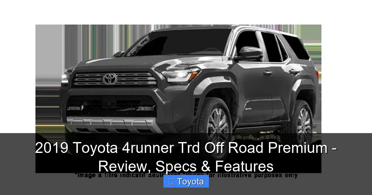 2019 Toyota 4runner Trd Off Road Premium - Review, Specs & Features - content2 visual guide