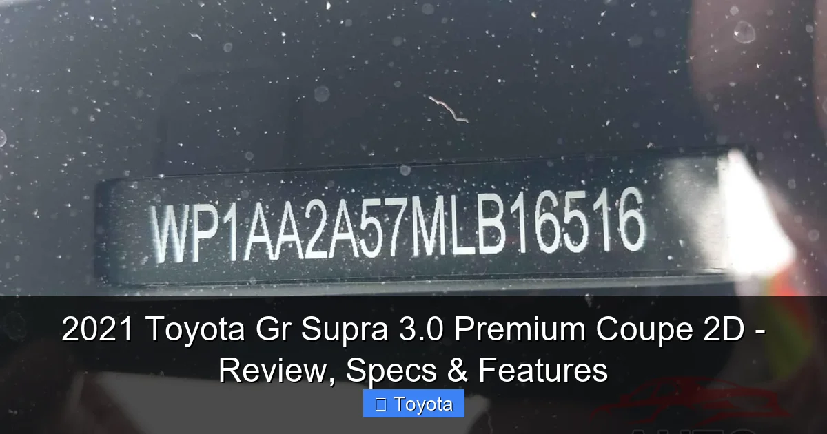 2021 Toyota Gr Supra 3.0 Premium Coupe 2D - Review, Specs & Features - content1 visual guide