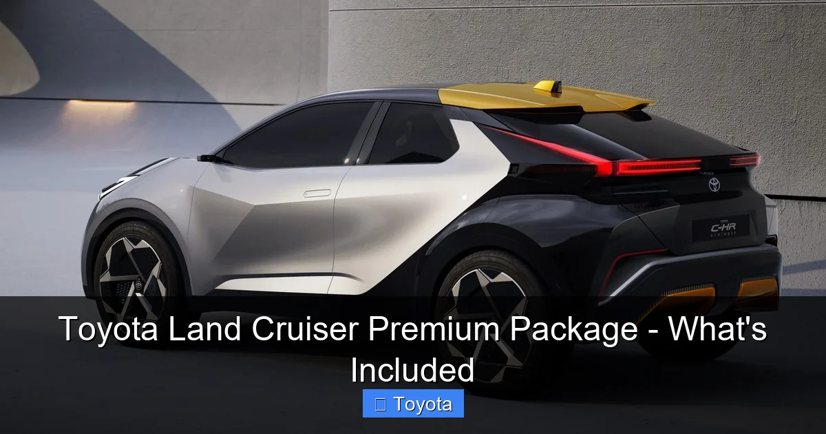 Toyota Land Cruiser Premium Package - What's Included - content1 visual guide
