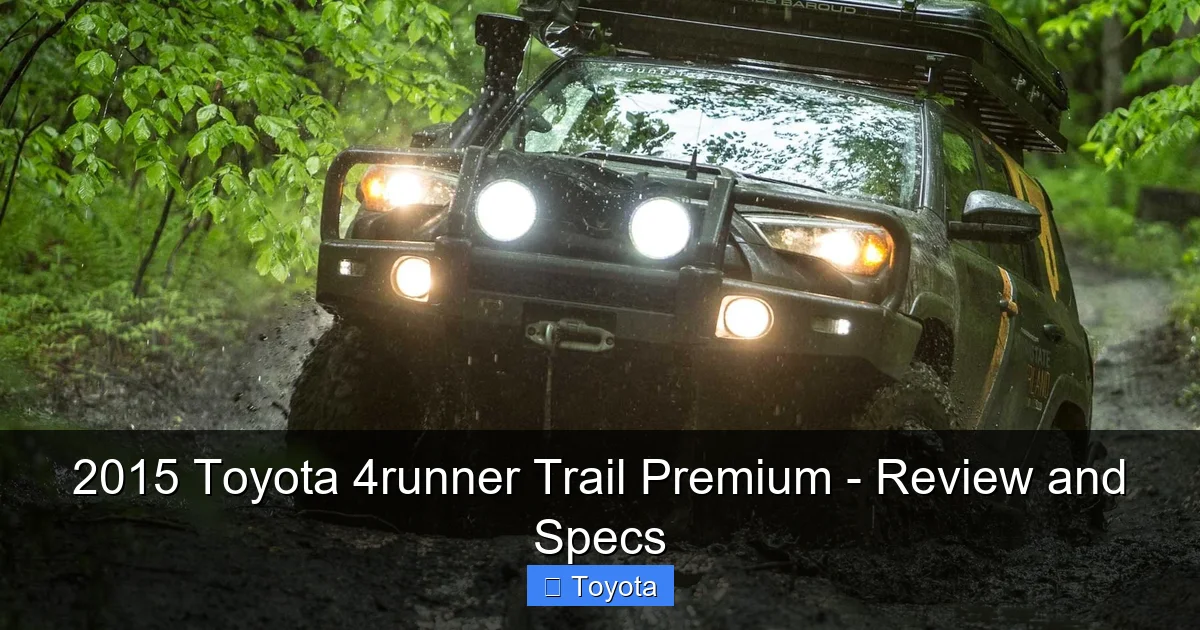 2015 Toyota 4runner Trail Premium - Review and Specs - content2 visual guide