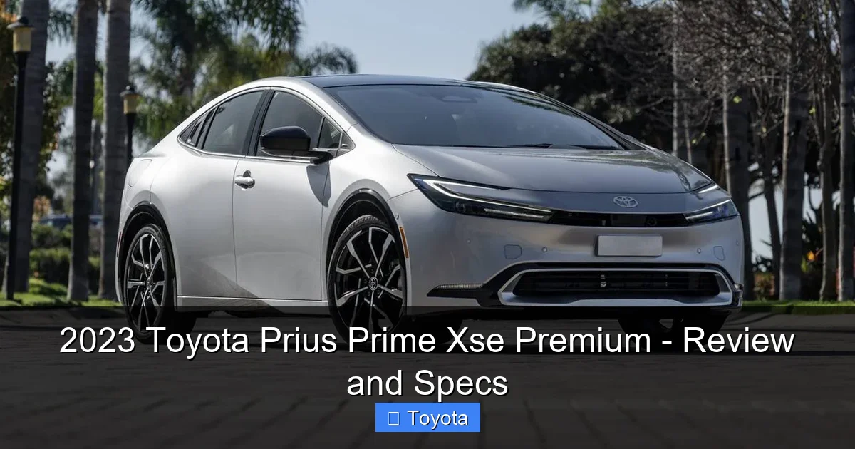 2023 Toyota Prius Prime Xse Premium - Review and Specs - content2 visual guide
