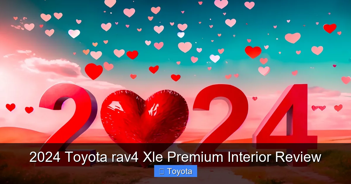 2024 Toyota rav4 Xle Premium Interior Review - content1 visual guide