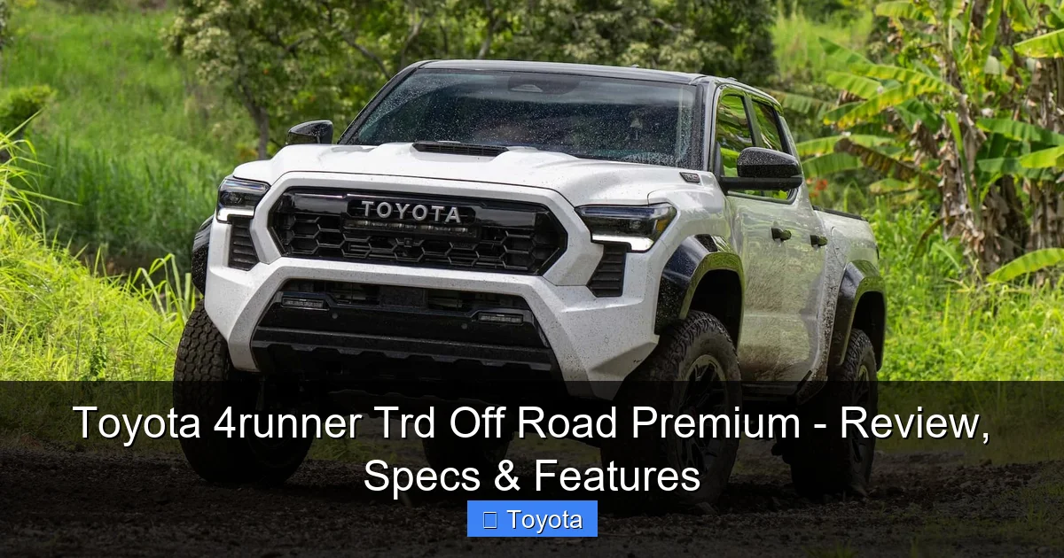 Toyota 4runner Trd Off Road Premium - Review, Specs & Features - content1 visual guide