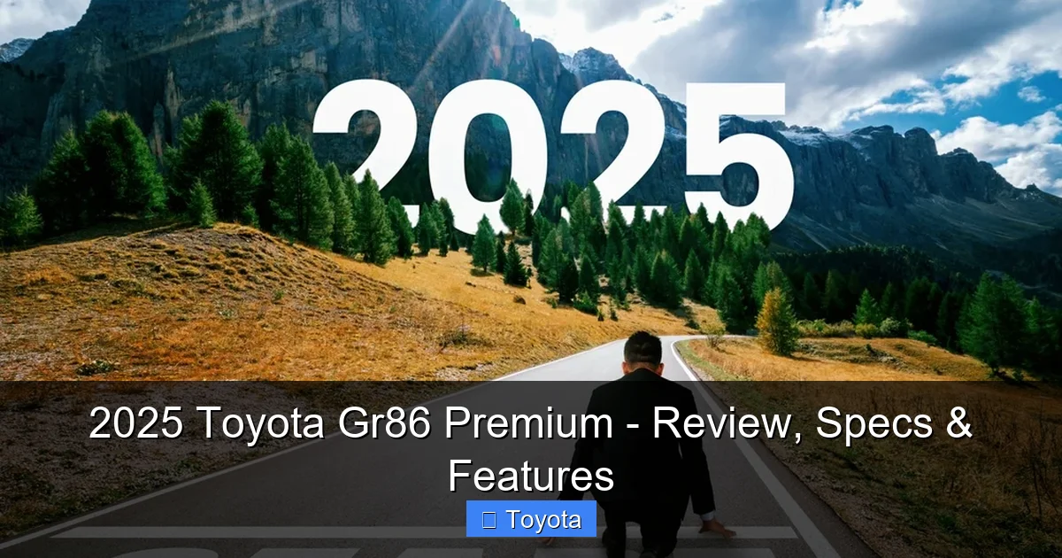 2025 Toyota Gr86 Premium - Review, Specs & Features - content2 visual guide
