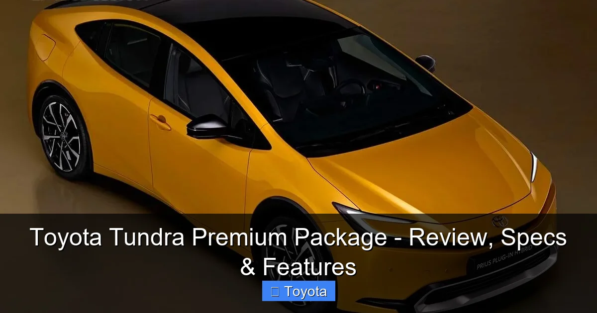 Toyota Tundra Premium Package - Review, Specs & Features - content2 visual guide