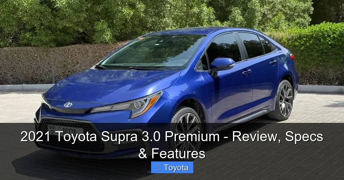 2021 Toyota Supra 3.0 Premium - Review, Specs & Features - content1 visual guide