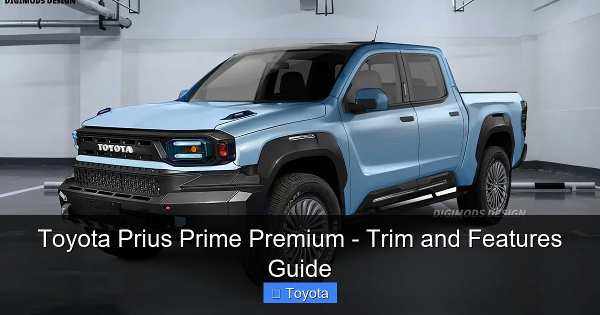 Featured image for Toyota Prius Prime Premium - Trim and Features Guide