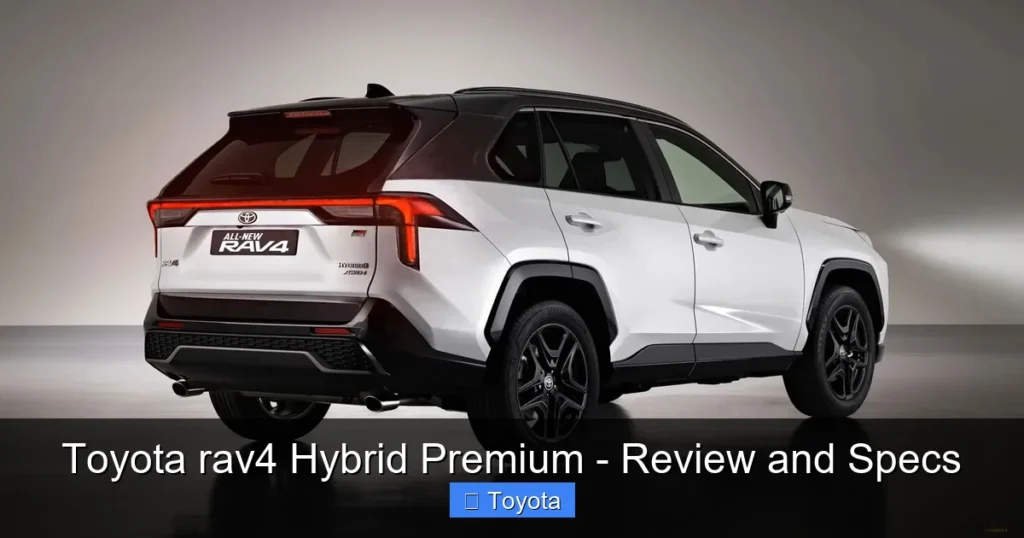 Featured image for Toyota rav4 Hybrid Premium - Review and Specs