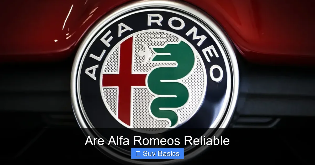 Are Alfa Romeos Reliable