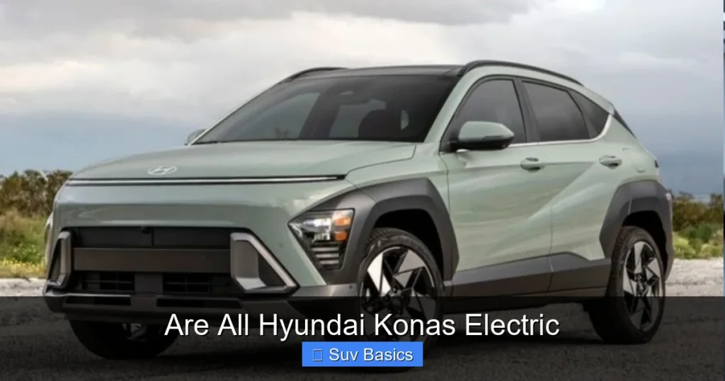 Are All Hyundai Konas Electric