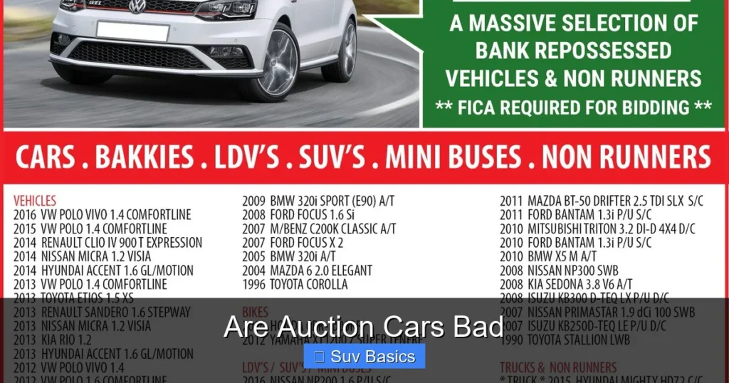 Are Auction Cars Bad