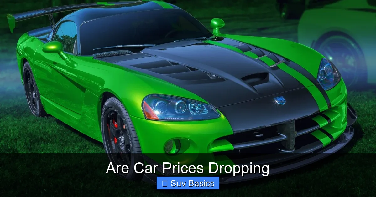 Are Car Prices Dropping