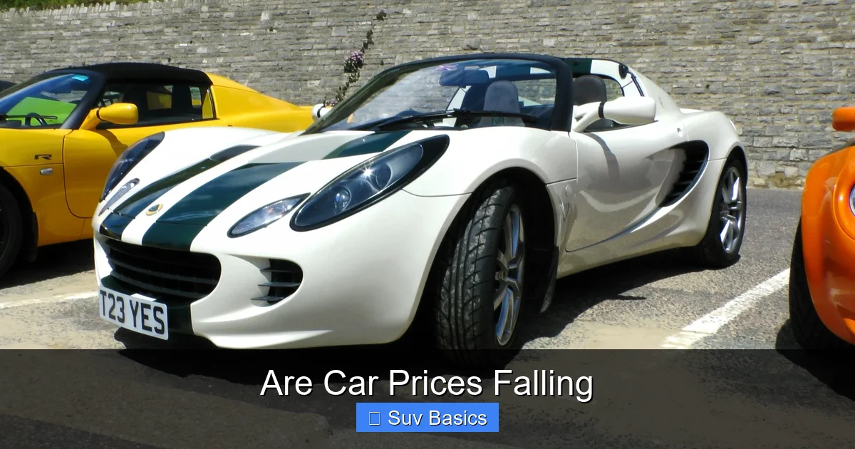 Are Car Prices Falling