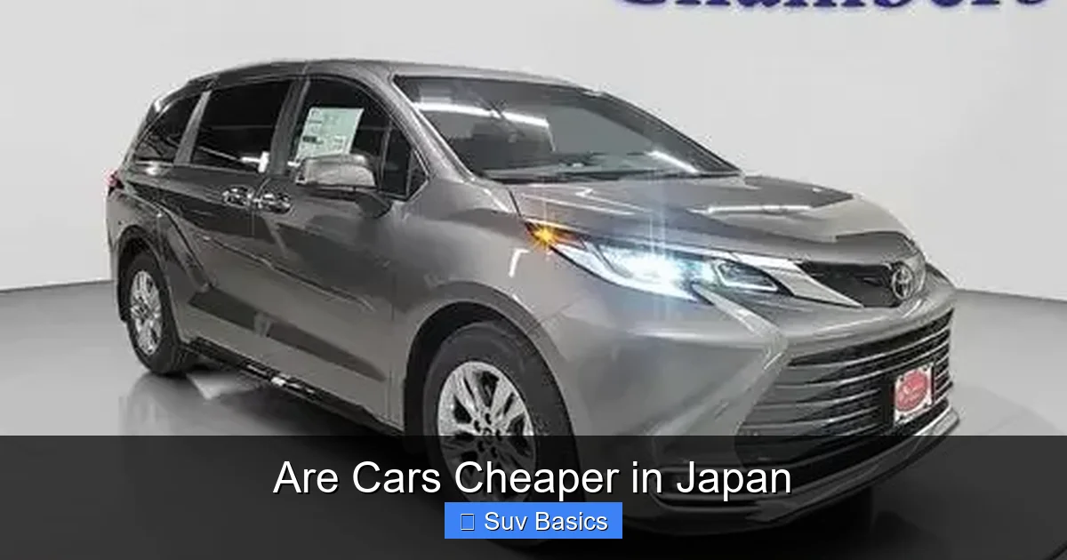 Are Cars Cheaper in Japan