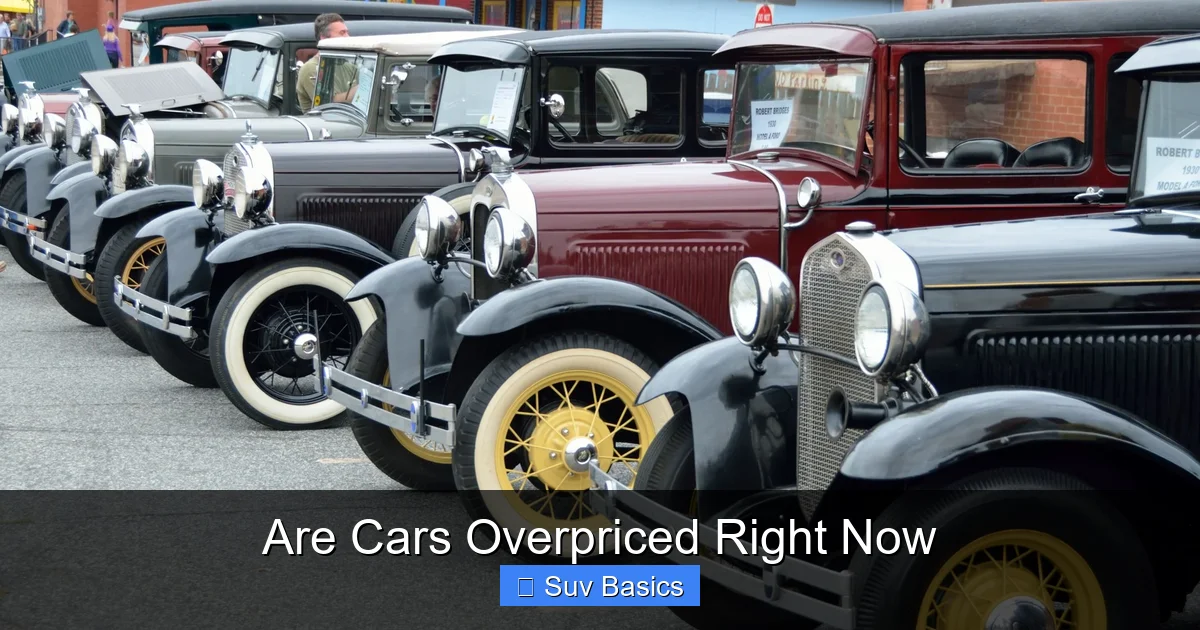 Are Cars Overpriced Right Now