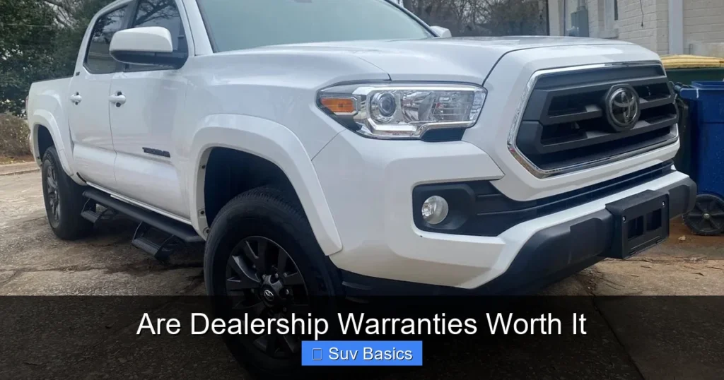Are Dealership Warranties Worth It