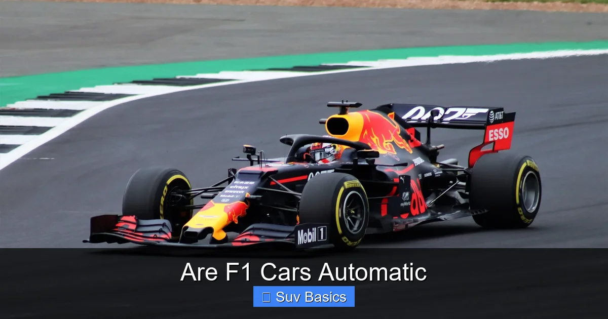 Are F1 Cars Automatic