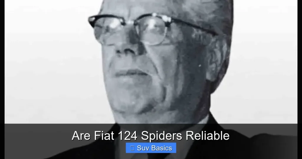 Are Fiat 124 Spiders Reliable