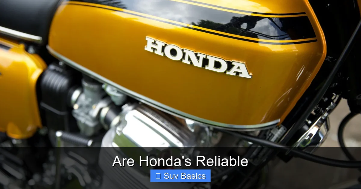 Are Honda's Reliable