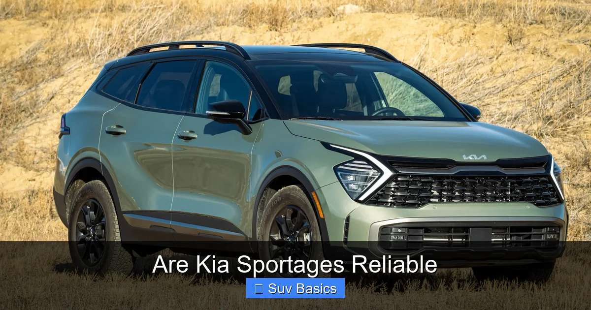 Are Kia Sportages Reliable