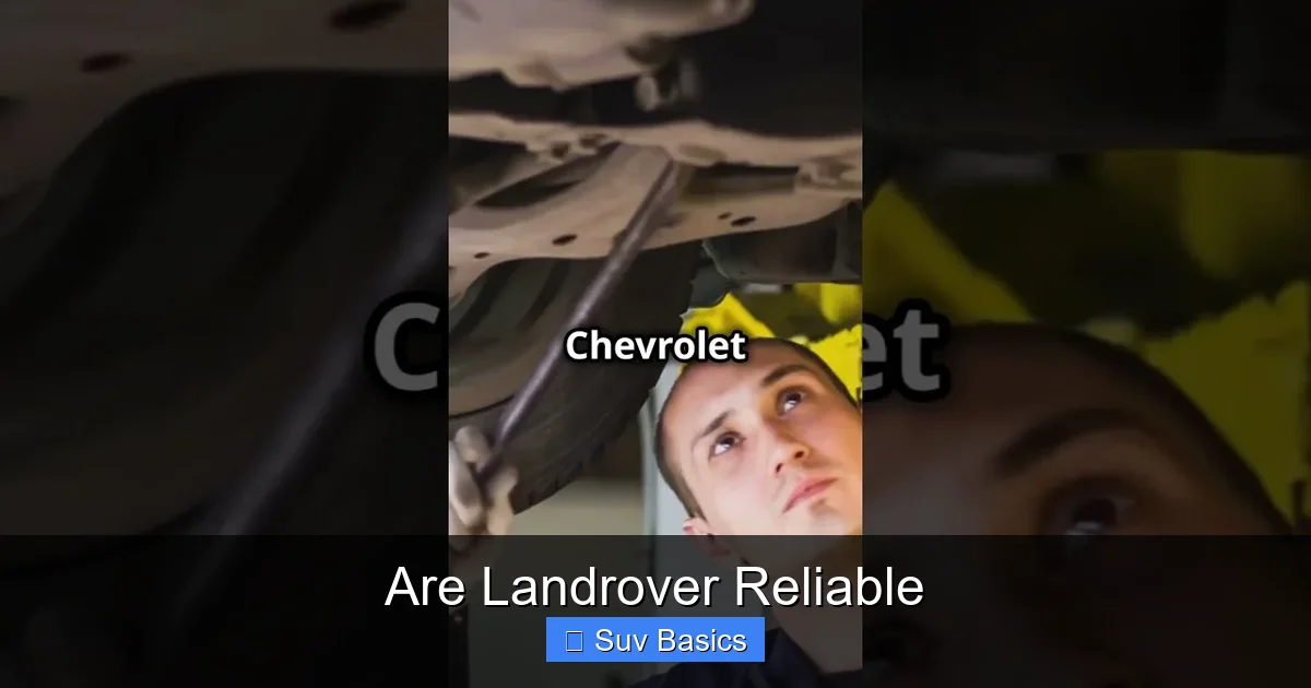 Are Landrover Reliable