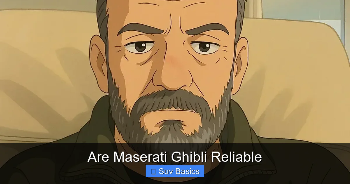 Are Maserati Ghibli Reliable