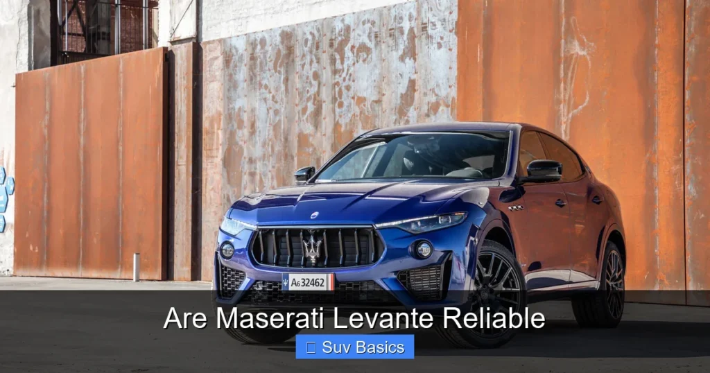 Are Maserati Levante Reliable