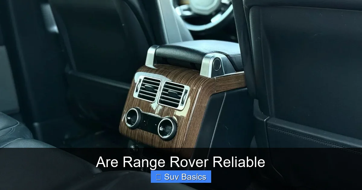 Are Range Rover Reliable