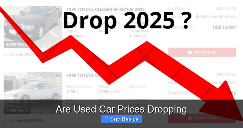 Are Used Car Prices Dropping