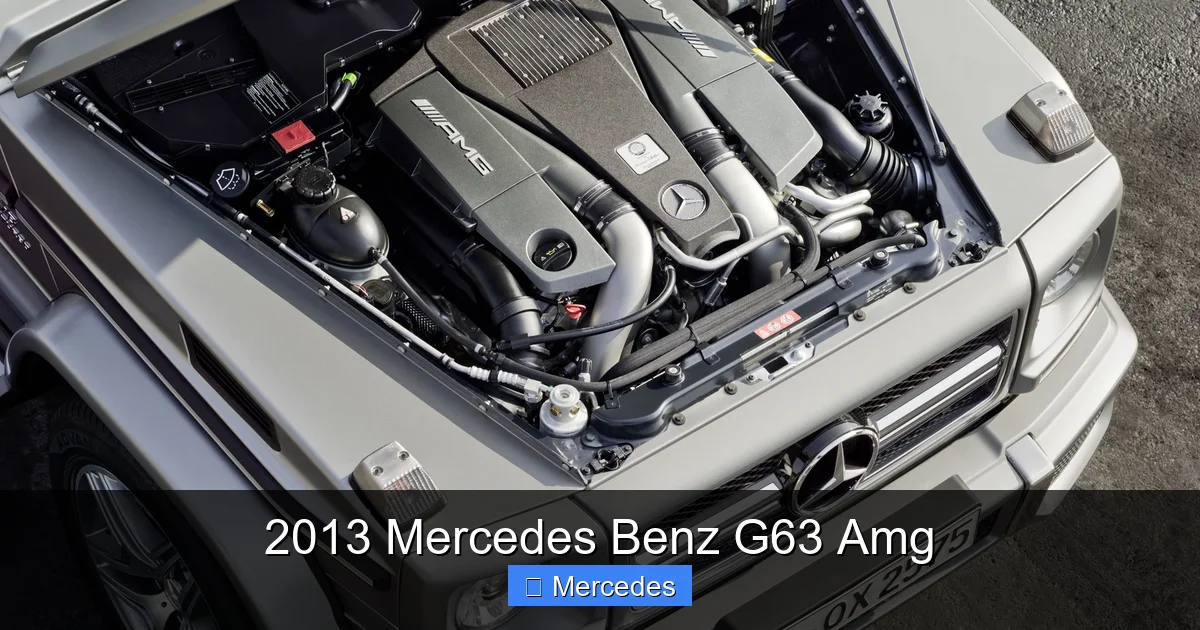 2013 Mercedes Benz G63 Amg