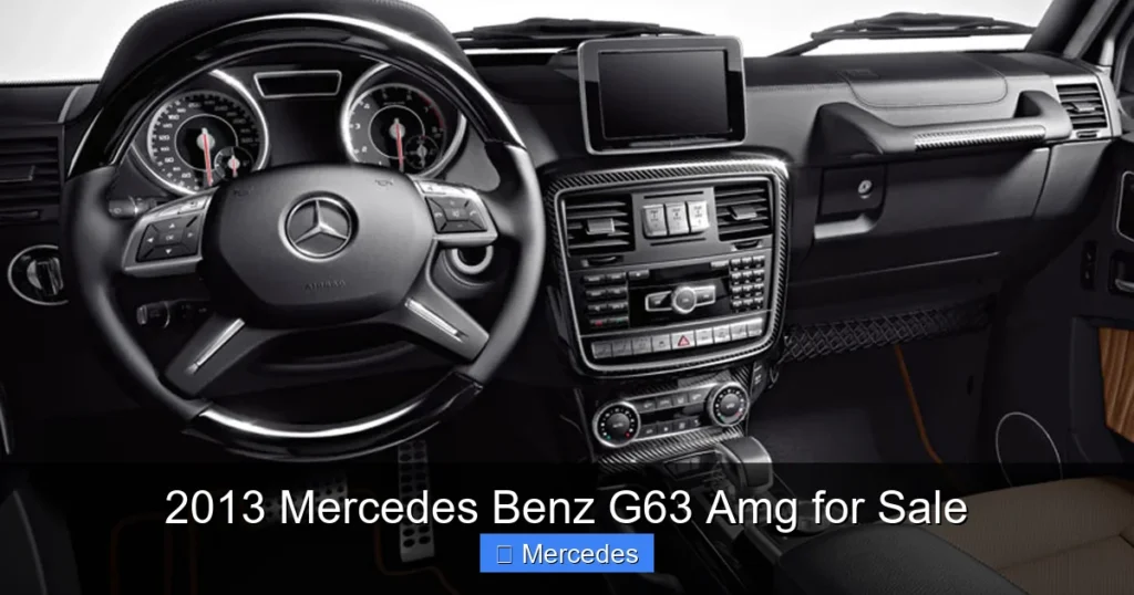 2013 Mercedes Benz G63 Amg for Sale