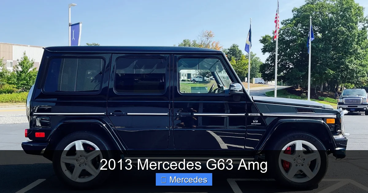 2013 Mercedes G63 Amg