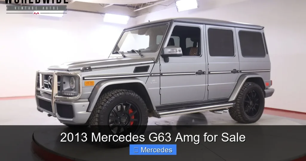 2013 Mercedes G63 Amg for Sale