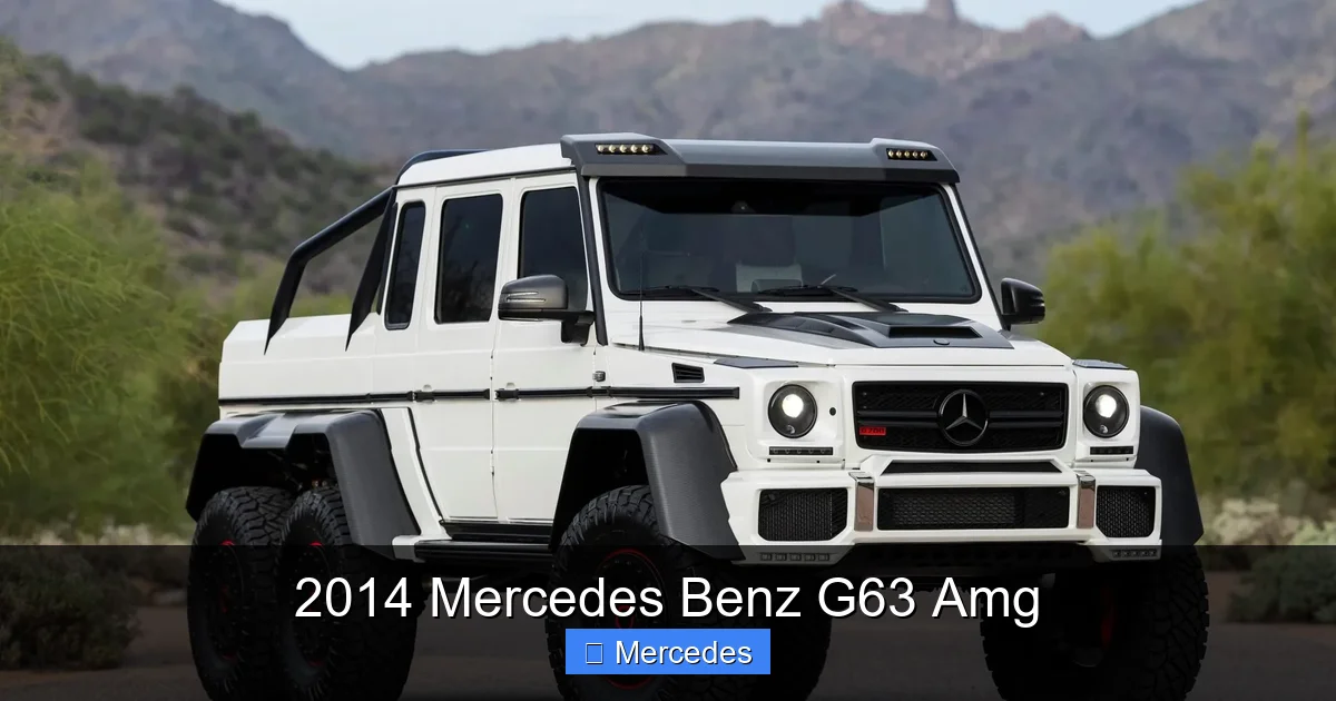 2014 Mercedes Benz G63 Amg