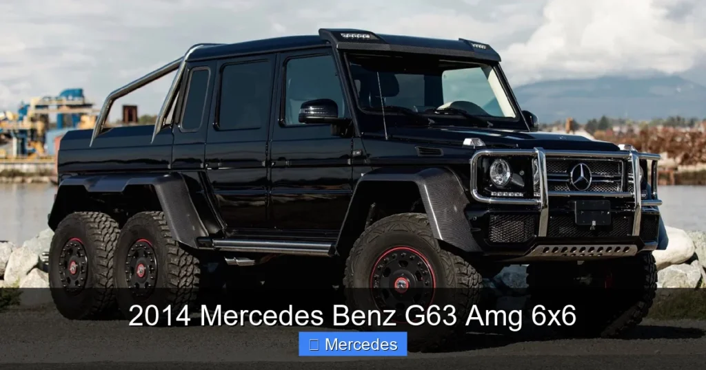 2014 Mercedes Benz G63 Amg 6x6