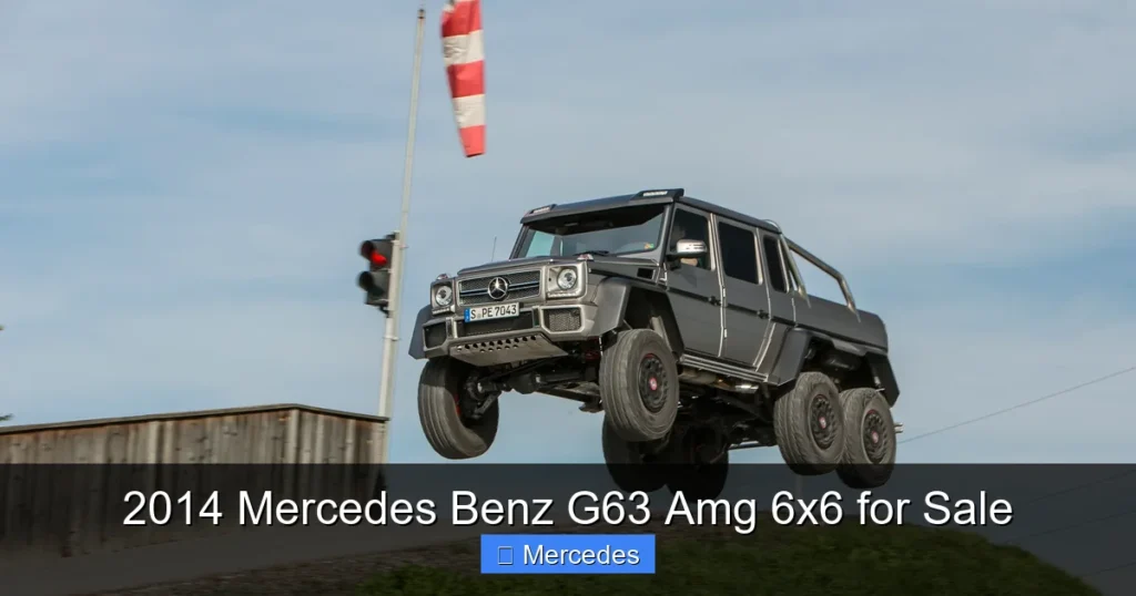 2014 Mercedes Benz G63 Amg 6x6 for Sale